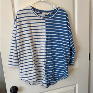 Vineyard Vines Blue and White Striped Tee